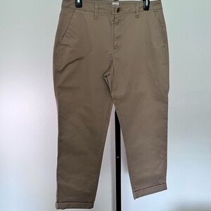 Womens GapTan Pants with bottom cuffs
